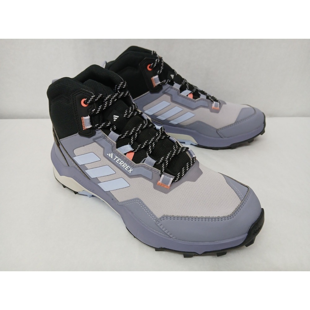 Adidas Women's Terrex AX4 Mid GTX‎ Hiking Shoe Boots HQ1050 Silver Violet Sz 10